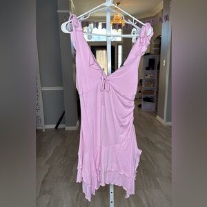 Wild Fable Pink Sleeveless Dress with Tie Straps Size XS